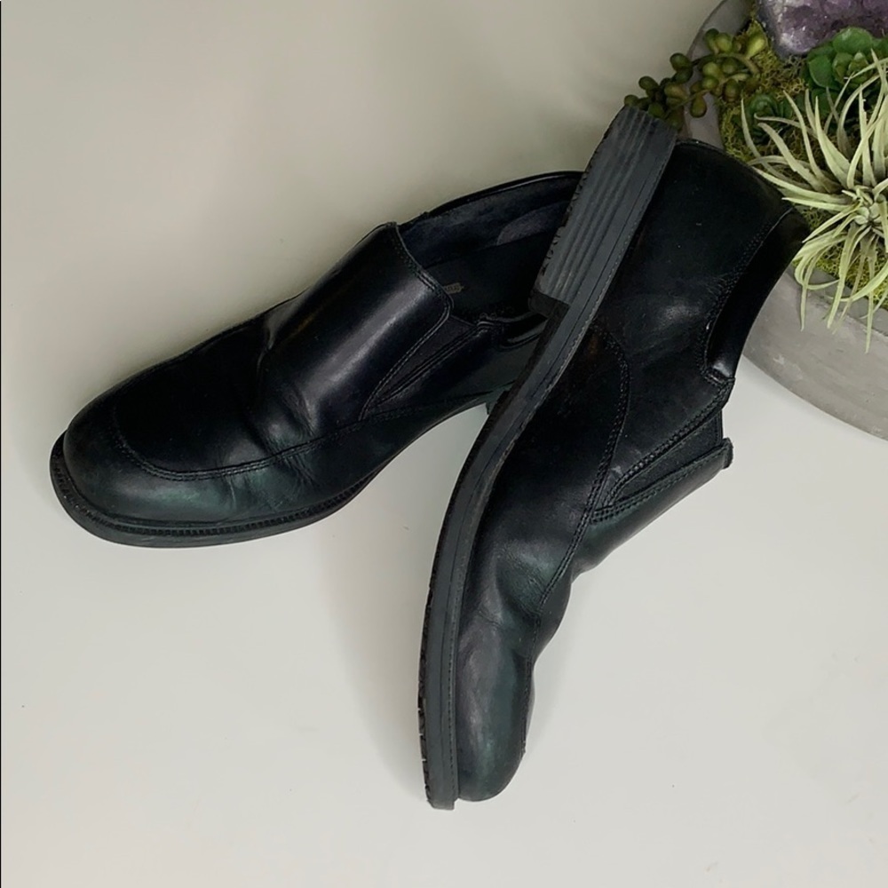 Rockport Career Waterproof Slip On dress shoe black Sz 10